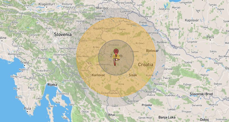Nuklearni stručnjak napravio mapu koja pokazuje posljedice nuklearne bombe