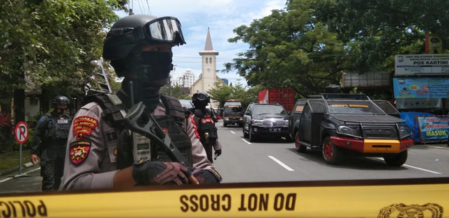 Dvojica bombaša samoubojica ranila 14 ljudi u indonezijskoj crkvi