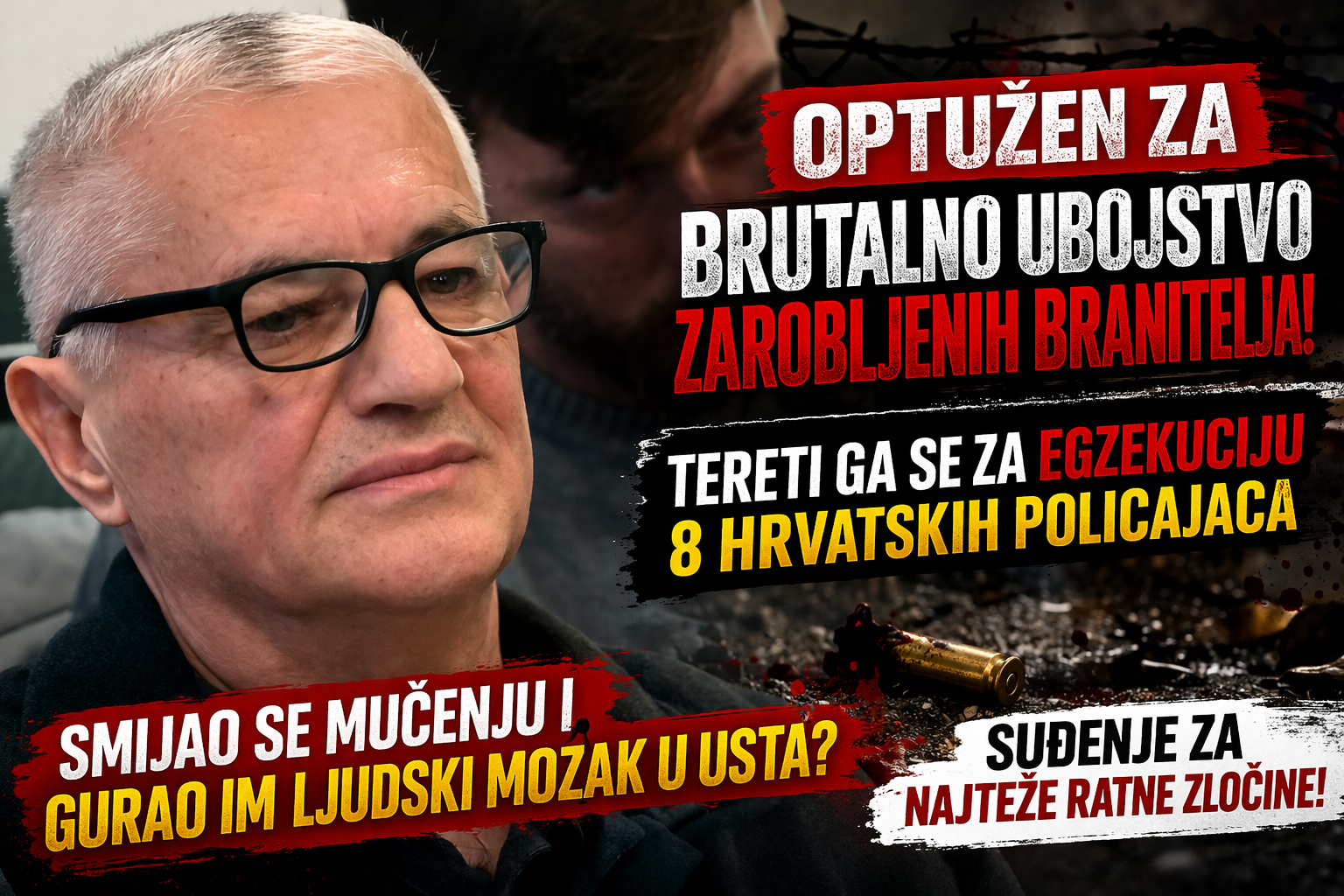 Smijao se dok su ih vodili na strijeljanje? Šokantni navodi optužnice