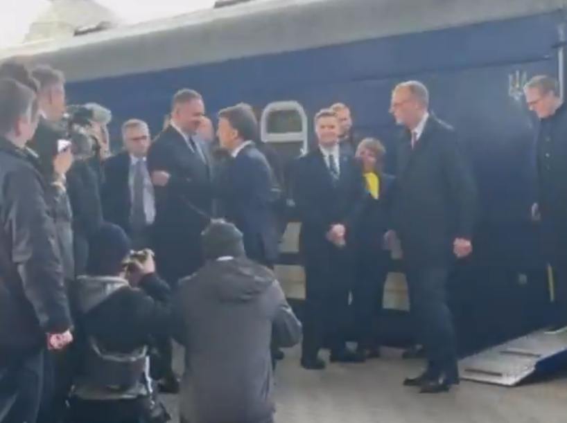 Čelnici četiri europske sile u Kijevu: Pritisak na Rusiju i poziv na primirje