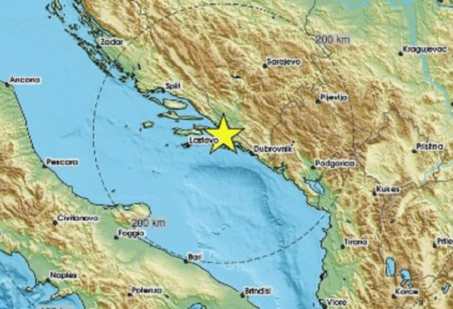 Novi potresi probudili jug Dalmacije, drugi je bio jak: ‘Dobro je treslo i drmalo’