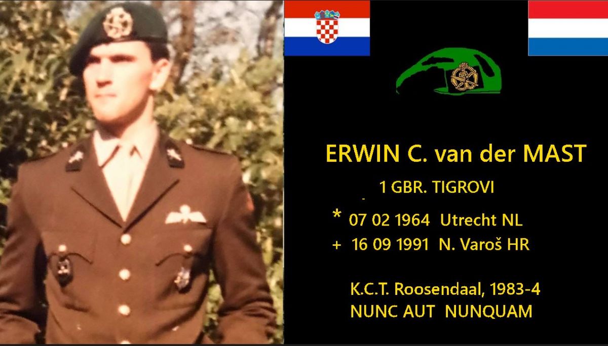 Nakon 30. godina administrativni propust ispravljen: Pokrenut postupak priznavanja statusa za prvog poginulog stranog dragovoljca Erwina Cornelisa van der Masta