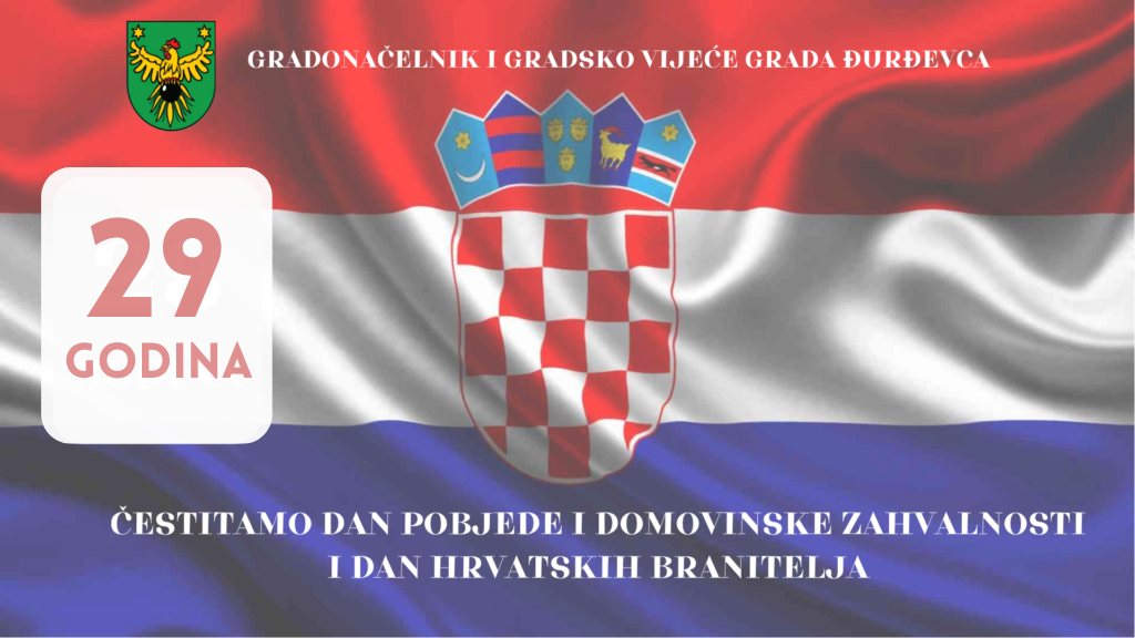 Čestitka povodom Dana pobjede i domovinske zahvalnosti i Dana hrvatskih branitelja