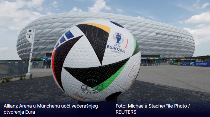Počinje Euro: Večeras igraju Njemačka i Škotska