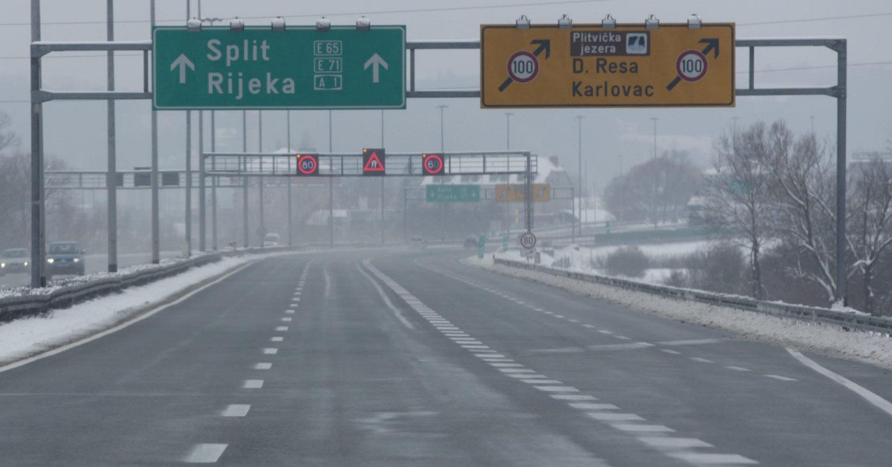 NESREĆA NA AUTOCESTI A1: Između tunela Sveti Rok i Bristovac u smjeru Dubrovnika vozi se uz ograničenje brzine