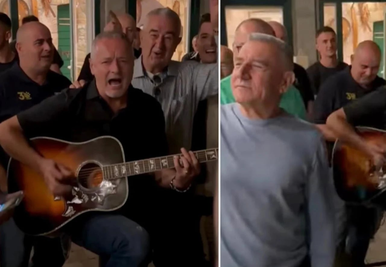 VIDEO Delirij u imotskoj konobi! Gotovina slika selfieje, Thompson svira, a tu je i Skejo...