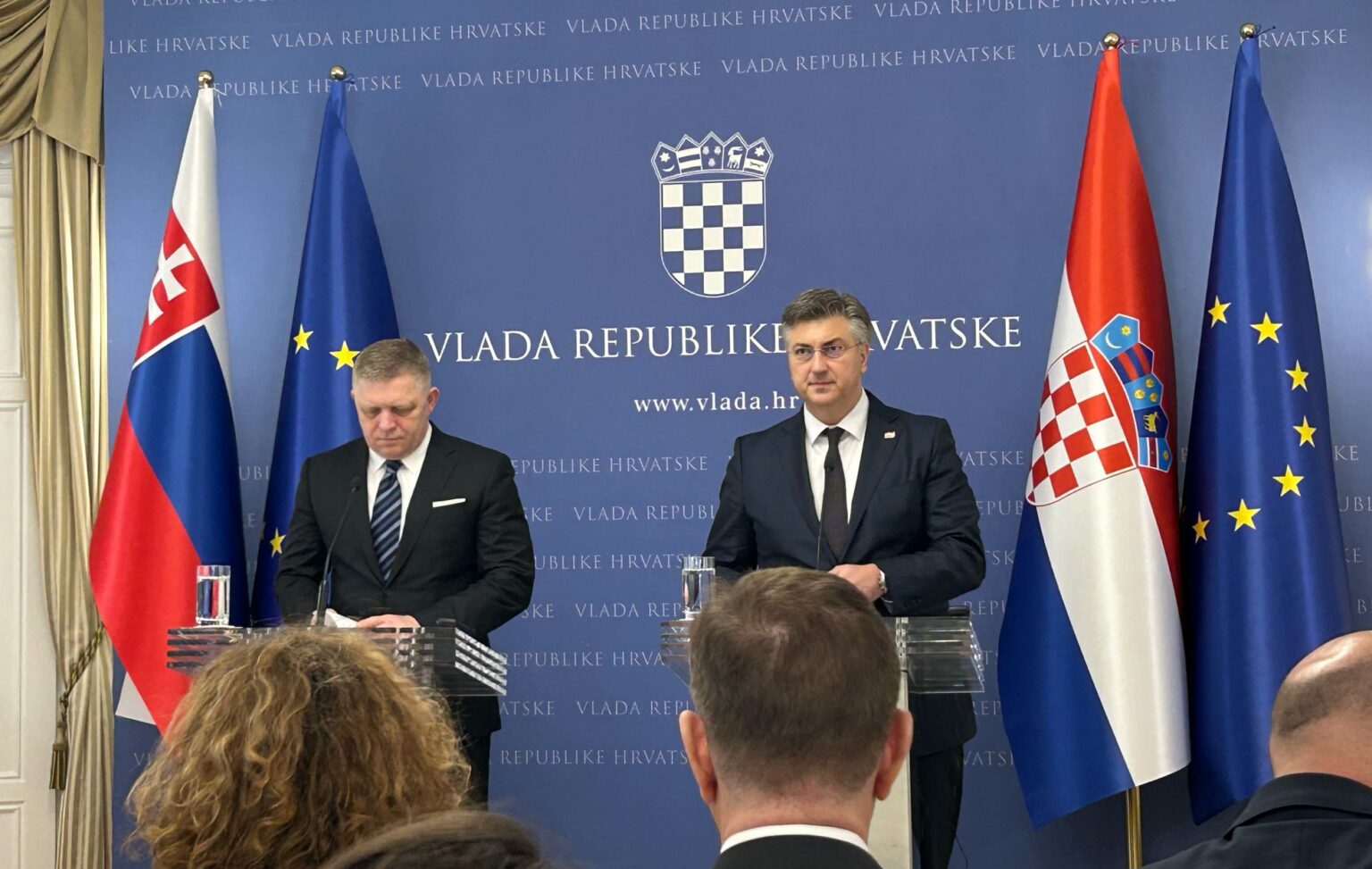 Fico stigao u Zagreb, Plenković mu poručio: Ne želimo približavanje ruske granice Hrvatskoj