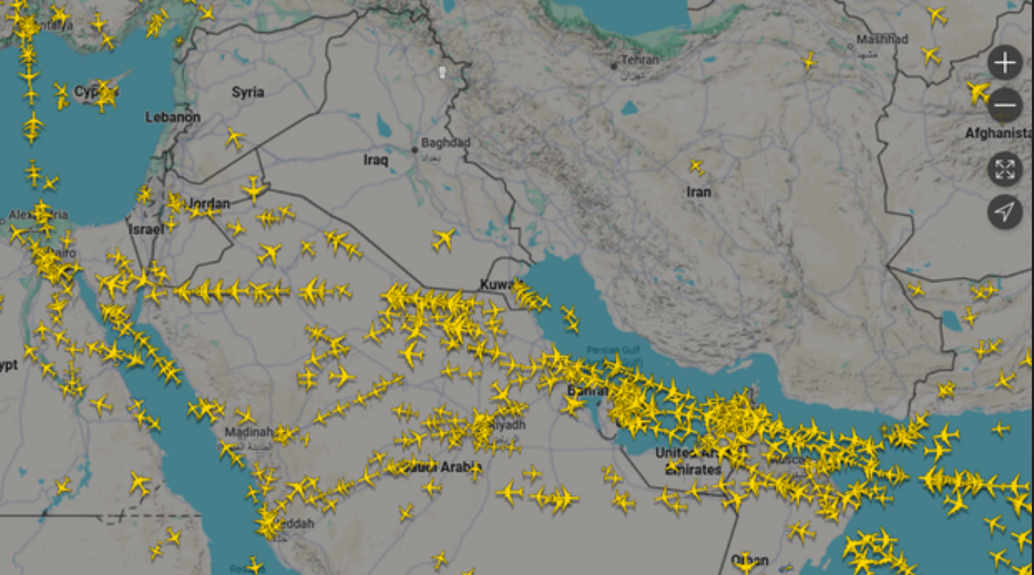 Evo kako trenutno izgleda nebo iznad Irana