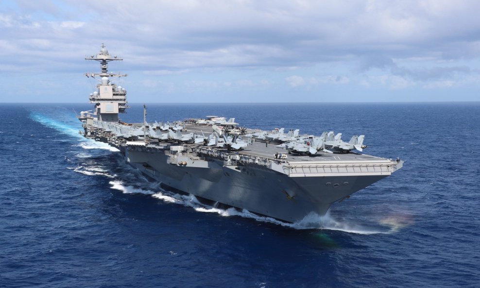 USS GERALD R. FORD Najveći američki nosač zrakoplova stigao u Split