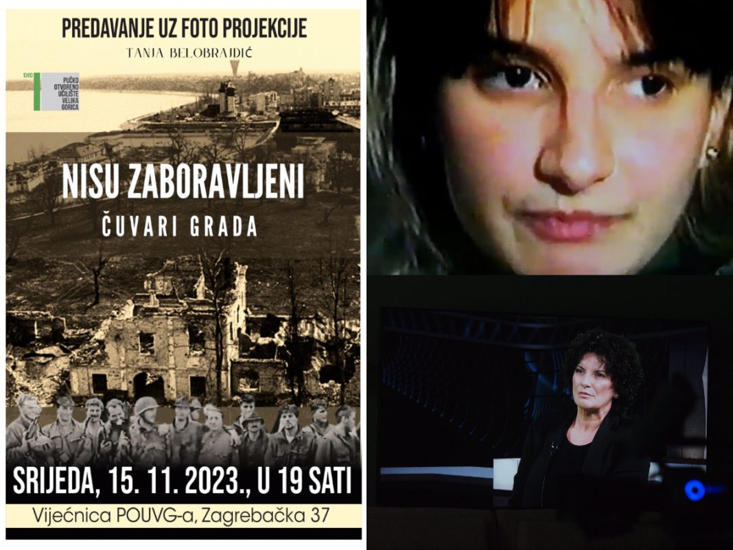 Tanja Belobrajdić, braniteljica i književnica koja pisanjem liječi rane, u Velikoj Gorici govori o Vukovaru