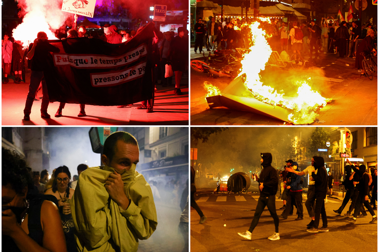 U Francuskoj izbili neredi nakon rezultata izbora i pobjede krajnje desnice: 'Jako me sram'