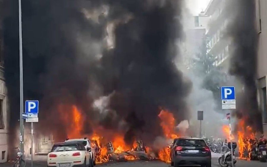 VIDEO Eksplozija u centru Milana!