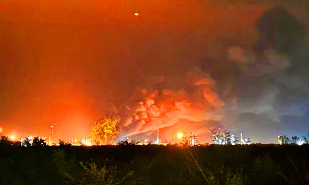 Eksplozija i požar u mađarskoj rafineriji MOL-a: Dim se vidio kilometrima, istraga u tijeku