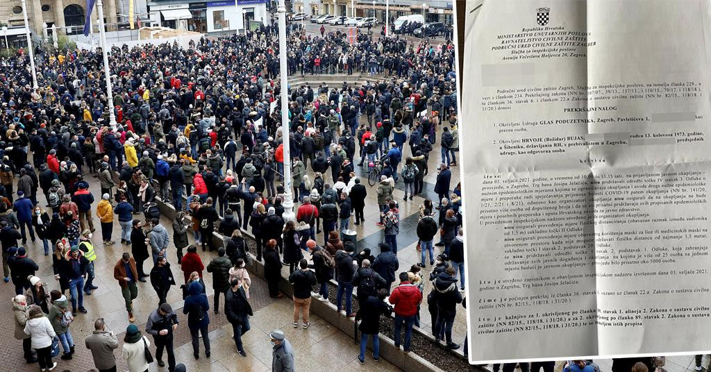 Glas poduzetnika zbog prosvjeda mora platiti 20.000, a Bujas 10.000 kn: ‘A što je s Markotić?‘