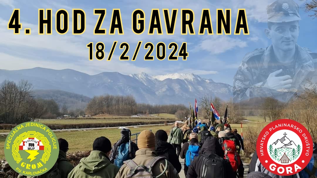 4. Hod za Gavrana: Tradicionalni pohod u spomen na palog hrvatskog branitelja
