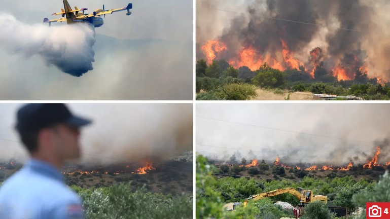'Mnogi ljudi su evakuirani! Gase požar svi hrvatski kanaderi, samo jedna riječ - apokalipsa'