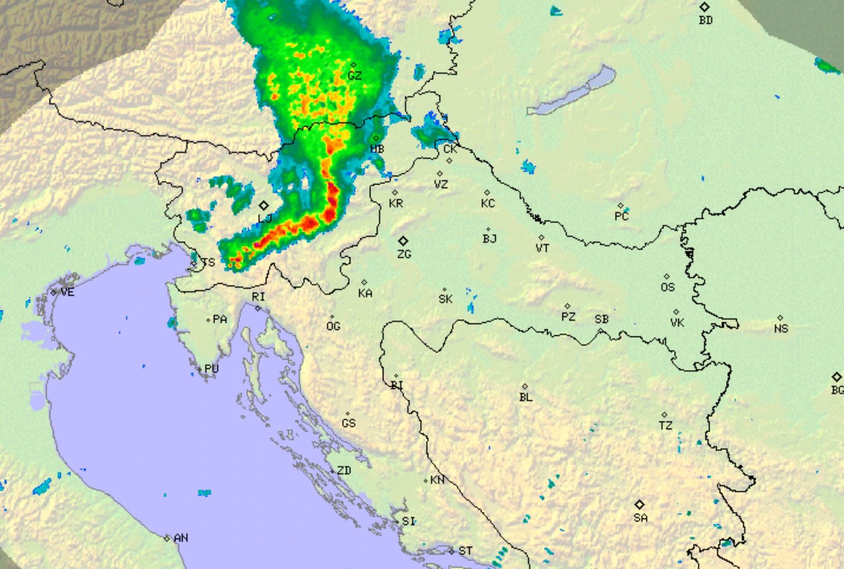 DHMZ i Ravnateljstvo civilne zaštite objavili posebno upozorenje: Stiže jako nevrijeme! Budite na oprezu...