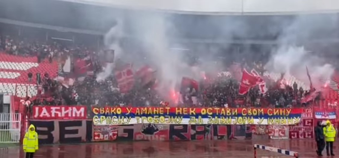 I TO NIJE SVE / Nakon skandalozne poruke Delija o Oluji Srbi zgrozili: 'Jedna od ljepših slika s ove utakmice'