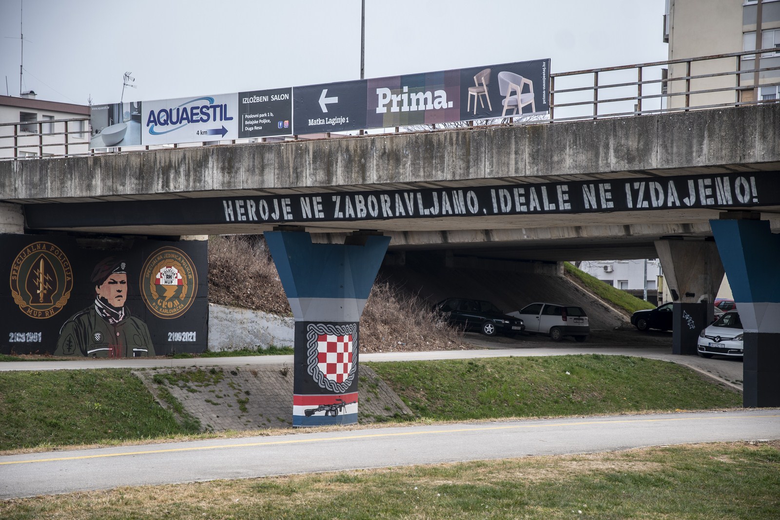 USJP "Grom" neće postupiti po nalogu HŽ-a i ukloniti mural specijalcu Hrastovu