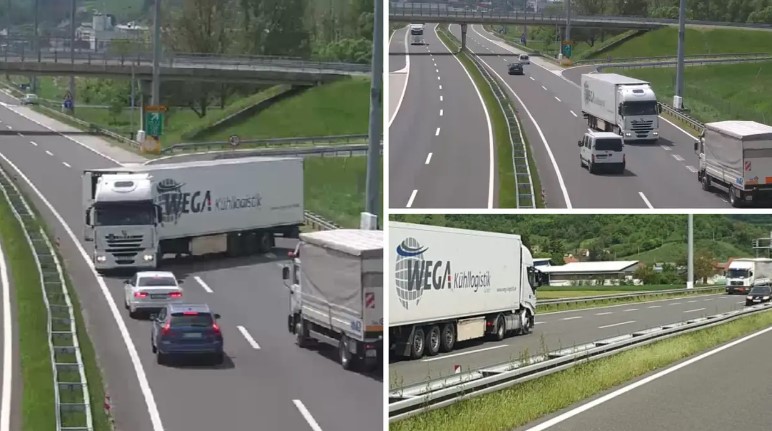 VIDEO Zastrašujuć trenutak na autocesti: Kamionom jurio u krivom smjeru, traže vozača