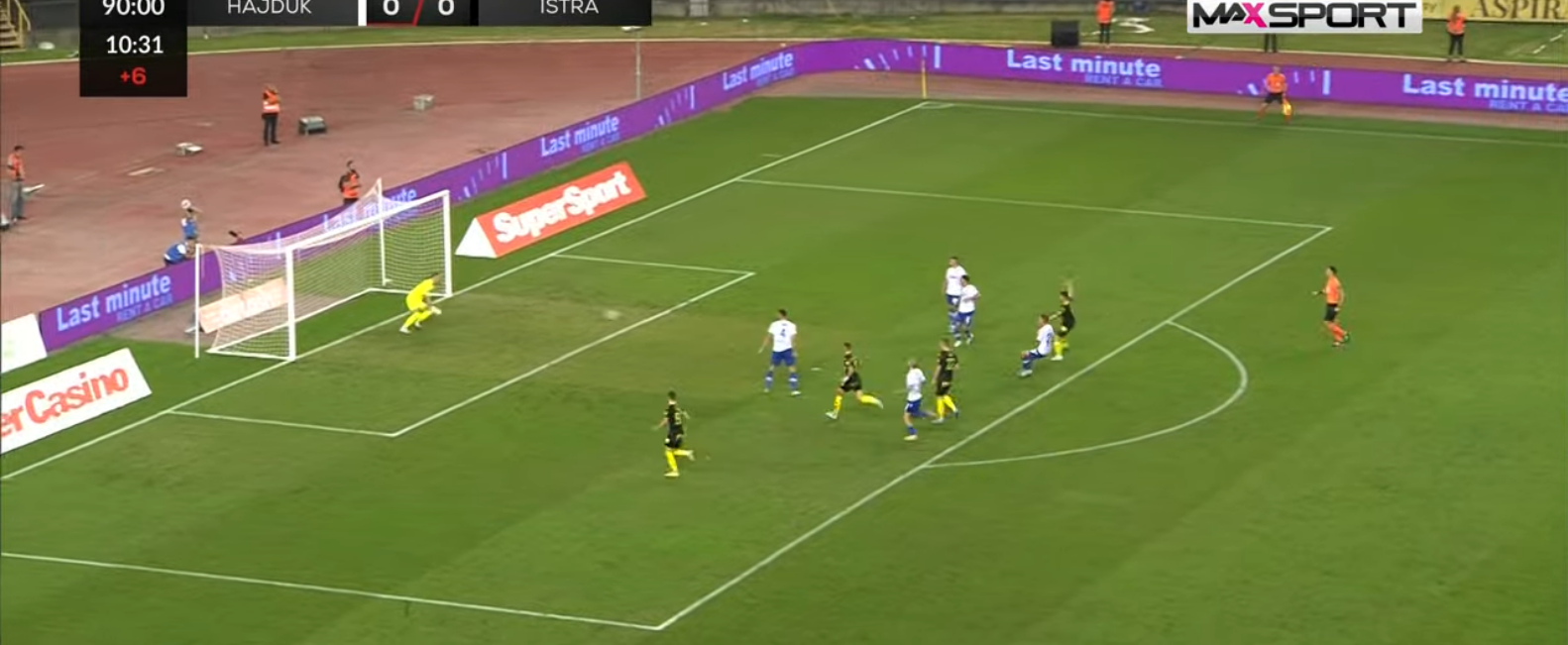Istra šokirala Hajduk u posljednjim trenucima: Pobijedili golom Matea Lisice na asistenciju bivšeg Hajdukovca Ante Ercega