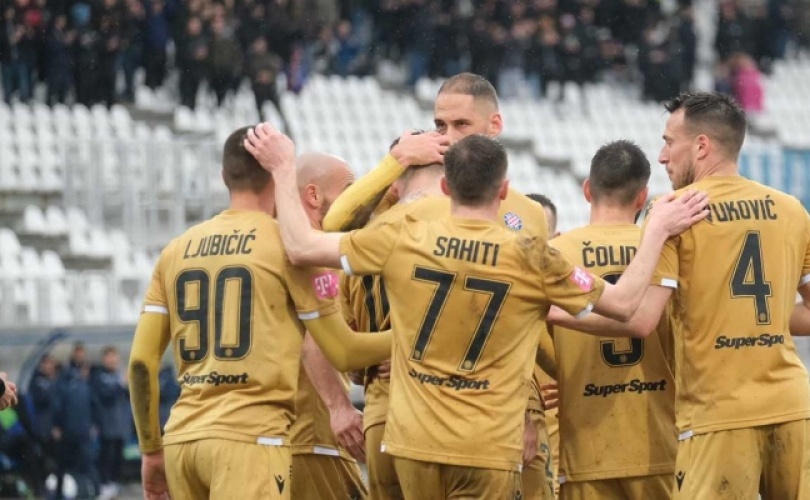 Prva HNL: Uvjerljiva pobjeda Hajduka, hat-trick Livaje