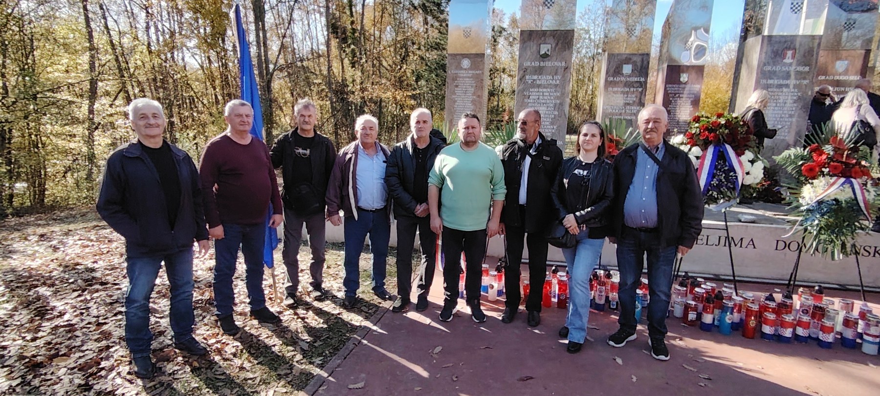 Đurđevački časnici, branitelji i učenici na komemoraciji 34. godišnjice „Bitke za Trokut – Orkan ’91“