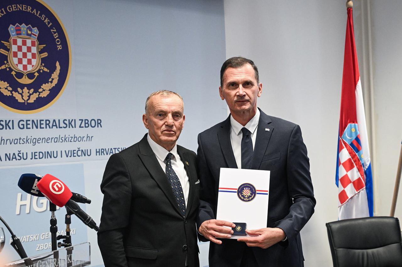 Primorac postao počasni član Hrvatskog generalskog zbora: 'Čast nam je, ne bavimo se politikom'