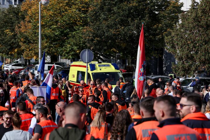 Hitnjaci održali prosvjed u Zagrebu, Vlada odbila njihove prosvjedne zahtjeve