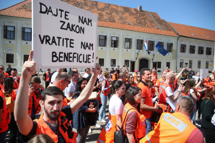 Djelatnici Hitne službe spremaju nove prosvjede, idu u Bruxelles, pred zgradu Europskog parlamenta