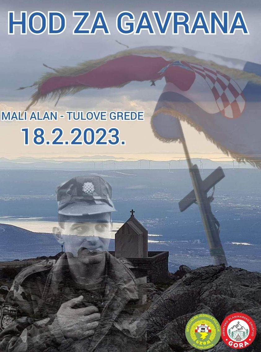 3. HOD ZA GAVRANA MALI ALAN – TULOVE GREDE 18.2.2023. godine