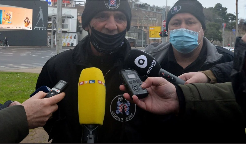 HOS-ovci su ipak bili dio protokola i došli su na poziv Zadarske županije?