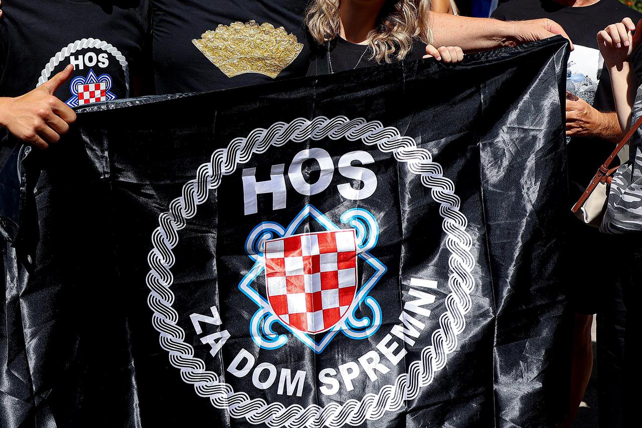 Borislav Barišić, predsjednik Saveza udruga HOS-a:  Zastave HOS-a često se zloupotrebljavaju...