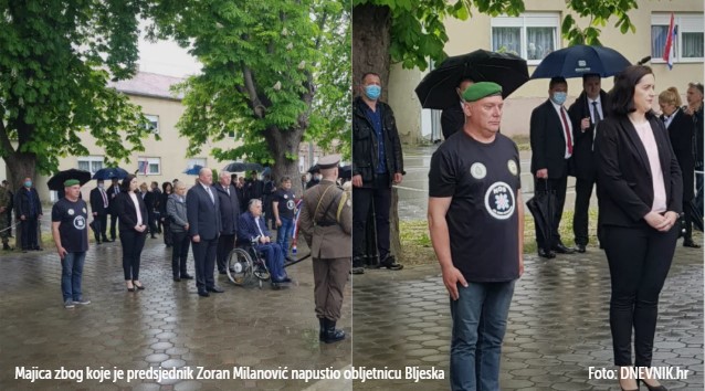 Incident u Okučanima! Milanović napustio obljetnicu Bljeska zbog natpisa Za dom spremni: "Ovo se na žalost moralo dogoditi jer je netko htio da se dogodi"