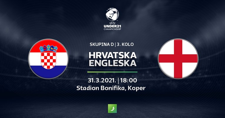 OD 18:00 U-21 HRVATSKA - ENGLESKA Hrvatska u drami zadnjega kola traži četvrtfinale - prijenos pratite na HRT2