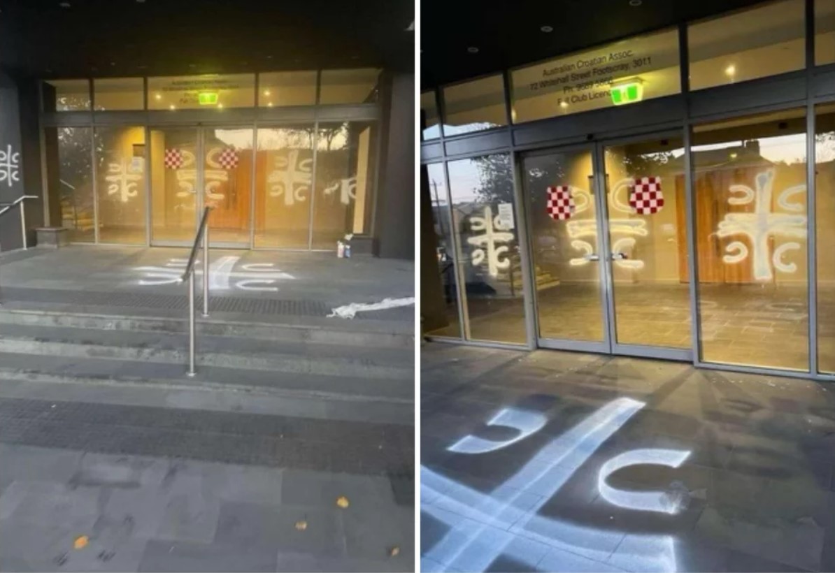 Hrvatsku kuću u dalekoj dijaspori išarali srpskim simbolima: Onda pisali da sada bolje izgleda