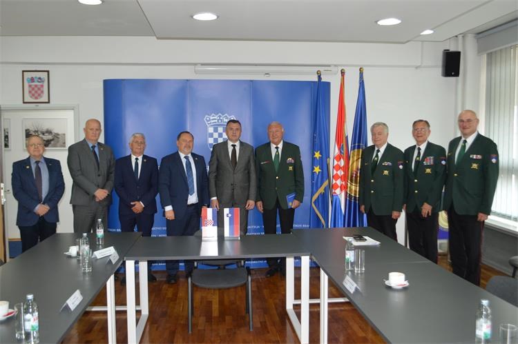 Hrvatski i slovenski veterani u Ministarstvu hrvatskih branitelja