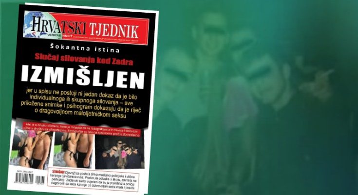 NA POMOLU OBRAT!? Hrvatski tjednik tvrdi da je slučaj grupnog silovanja u Zadru izmišljen