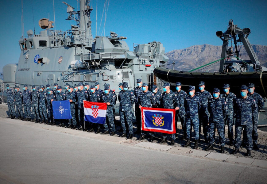 Četvrti HRVCON ispraćen u NATO-ovu operaciju “Sea Guardian”