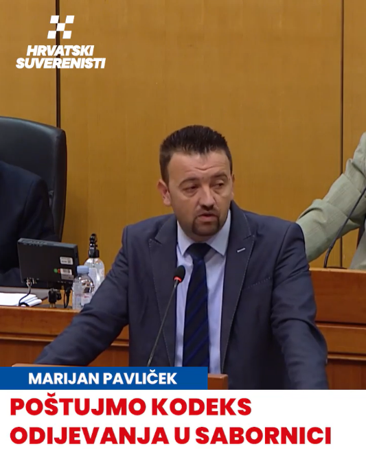 PAVLIČEK UPOZORIO NA KODEKS ODIJEVANJA U HRVATSKOM SABORU: ‘Neki u Sabor dolaze kao da su na plaži’