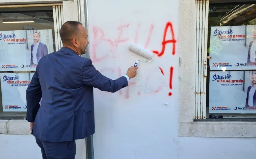 VIDEO Suverenisti poručili vandalima: Bit će vama 'bella chiao'
