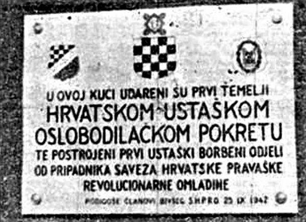 7. siječnja 1929. u Zagrebu osnovan Ustaški pokret