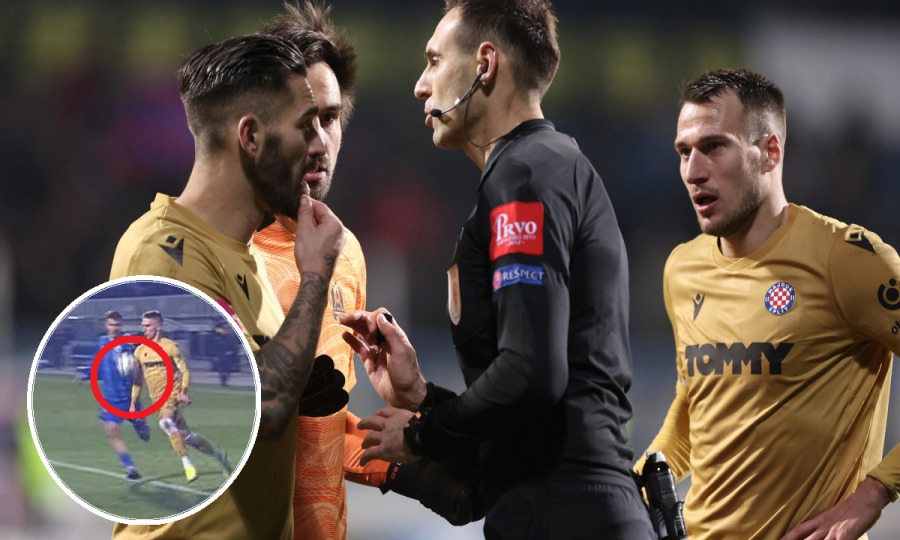 Sporna situacija u sudačkoj nadoknadi razljutila Hajdukovce: Je li Cipetić igrao rukom u šesnaestercu?