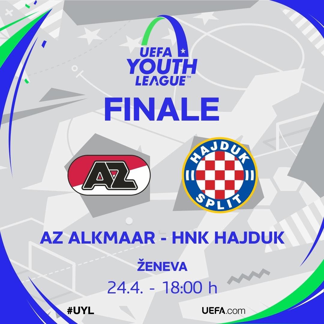 VELIKI DAN ZA HRVATSKI NOGOMET Hajduk u finalu Lige prvaka mladih! Evo gdje gledati prijenos utakmice