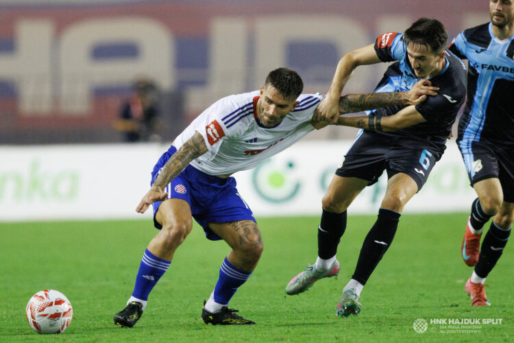 SHNL  Hajduk u ludom derbiju svladao Rijeku pogotkom Livaje, vidjeli smo čak tri crvena kartona