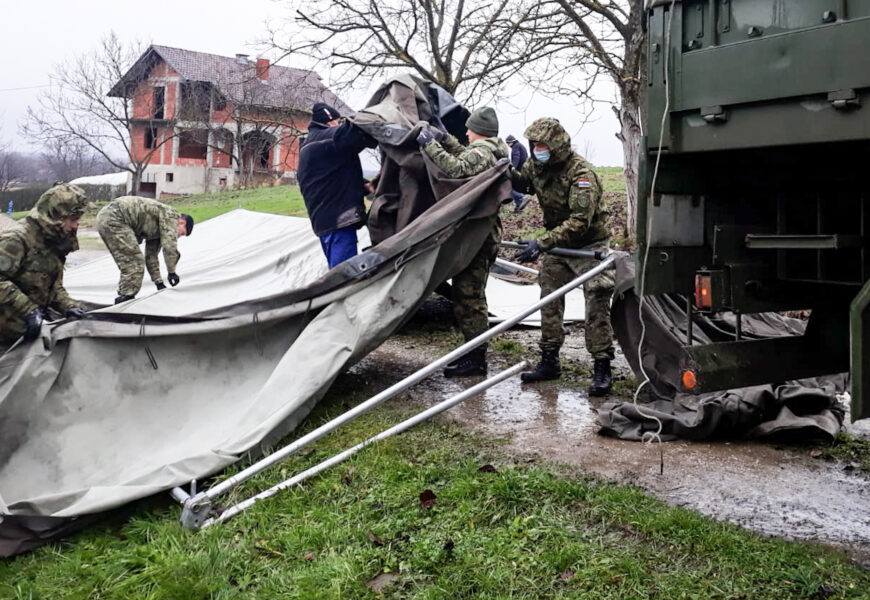 Hrvatska vojska u potpori gradovima Petrinji i Sisku