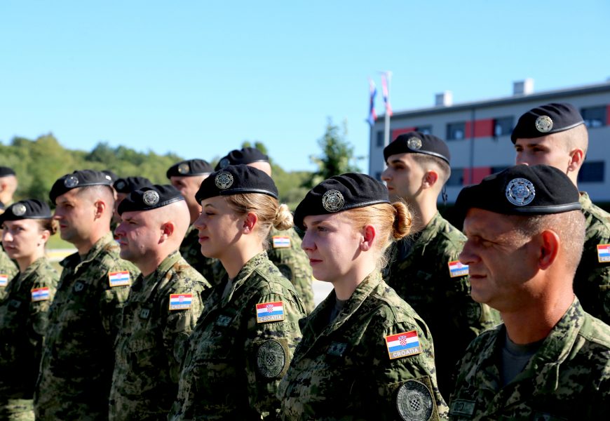 Hrvatski vojnici ispraćeni u NATO aktivnost prednjih kopnenih snaga u Poljsku
