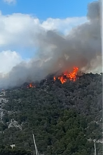 Požar na Hvaru stavljen pod kontrolu nakon cjelonoćne borbe vatrogasaca