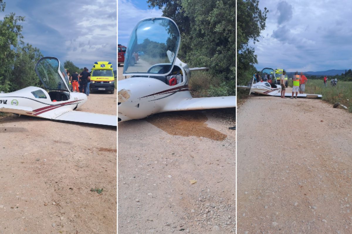 Na Hvaru se srušio avion: Pri padu je naletio na nekoliko njemačkih državljana