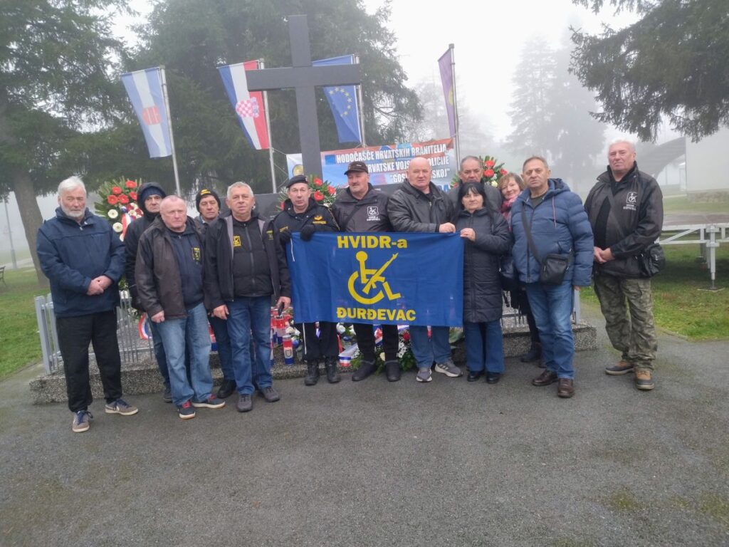 Članovi HVIDRA-e Đurđevac sudjelovali na hodočašću hrvatskih branitelja, vojske i policije u Voćinu